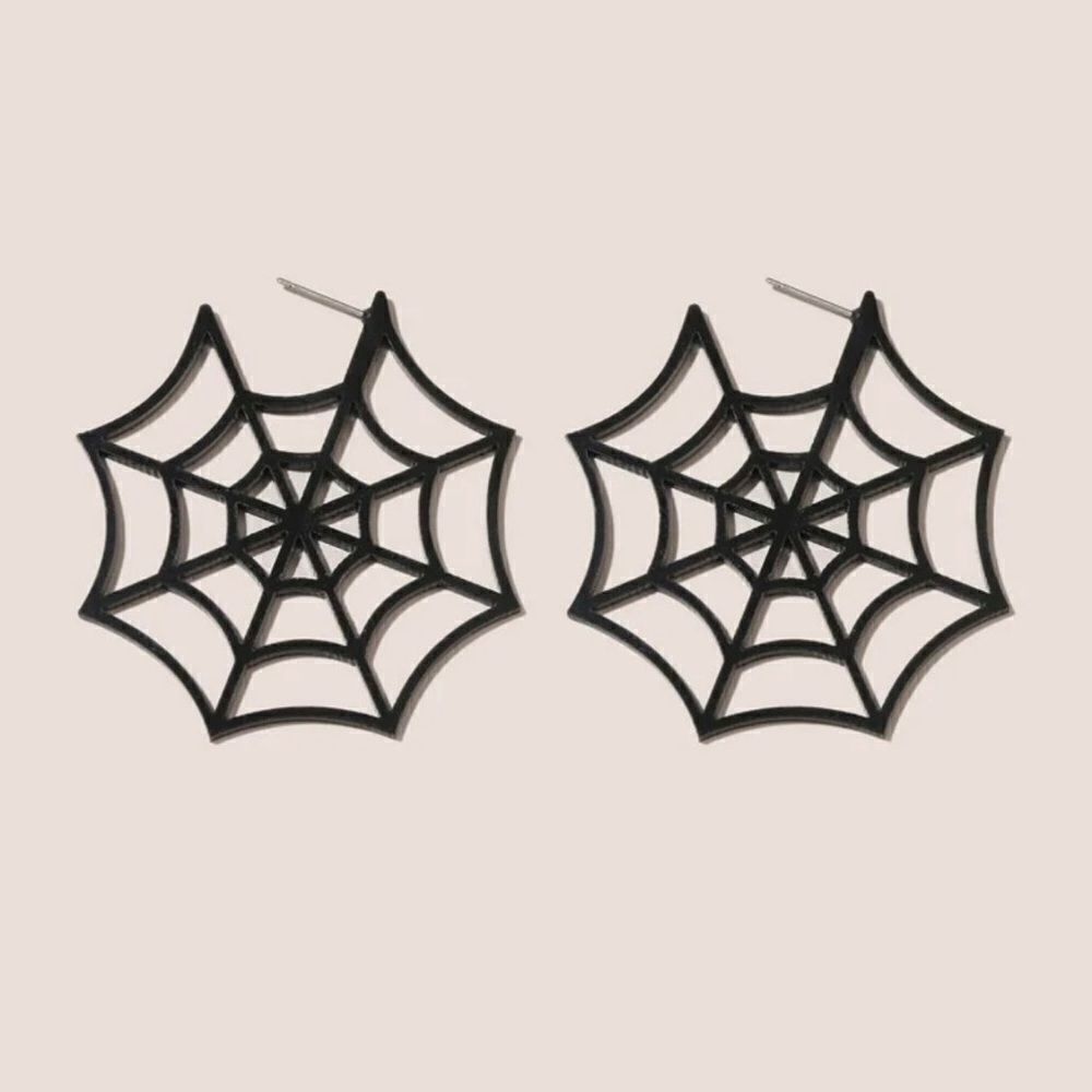 Spider Web Earrings 